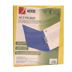 ACCO - CARPETA ACCO GRIP T3 SH-964 CARTA AMARILLO C/4