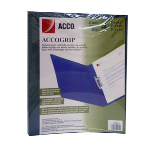 ACCO - CARPETA ACCO GRIP NP 4781 CARTA VERDE OBSCURO C/4