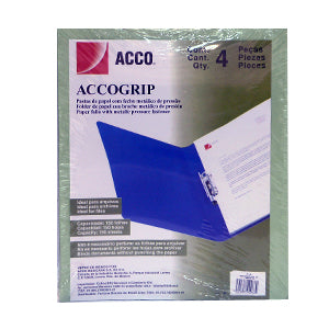 ACCO - CARPETA ACCO GRIP T3 SH-966 CARTA VERDE CLARO C/4