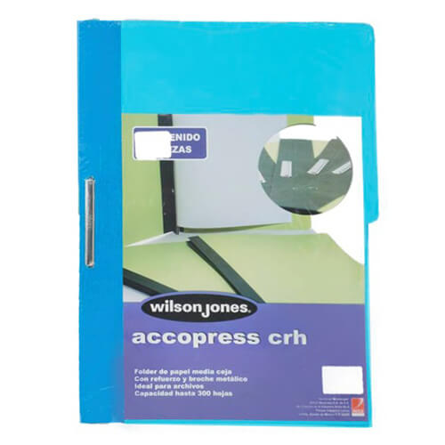 ACCO - ACCOPRESS CRH CTA NP AZ CLARO C/10