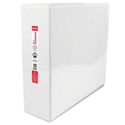 AC - Carpeta Acco Brillante 3" Aro "O" Carta Color Blanco
