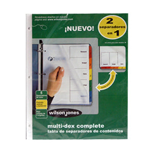 ACCO - Separador Acco 442 Multidex 5 Div C/24