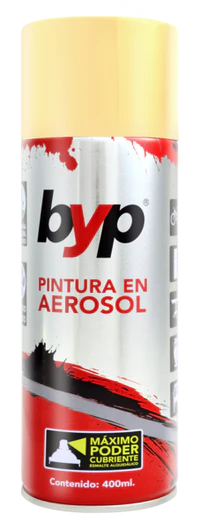Pintura en aerosol byp CREMA