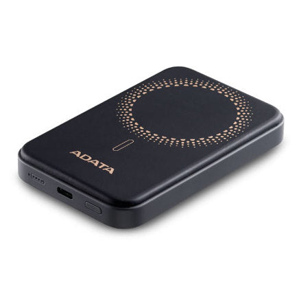 ADATA - Power Bank Adata R050 de Carga Rapida y Magnetica Inalambrico 5000 MAH color Negro