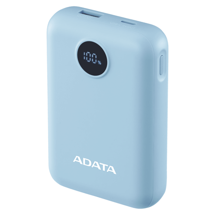 ADATA - Power Bank Adata 10000mAh Digital PC10022 Azul
