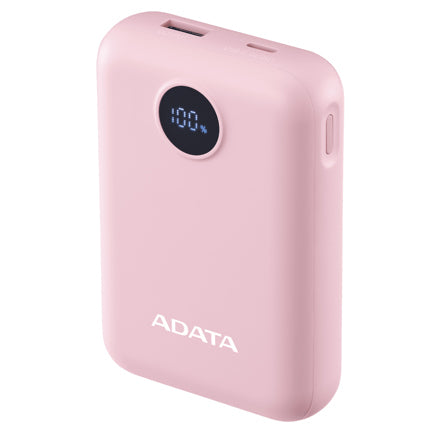 ADATA - Power Bank Adata 10000mAh Digital PC10022 Rosa
