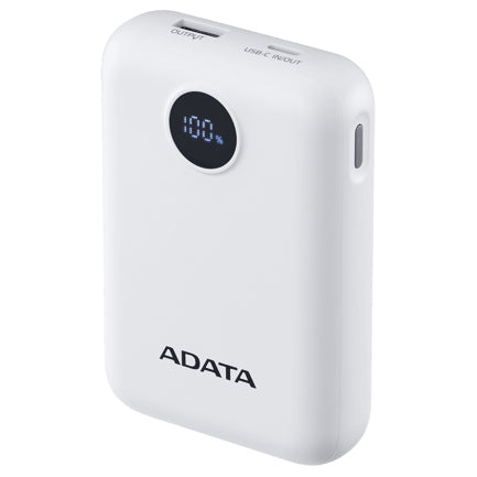 ADATA - Power Bank Adata 10000mAh Digital PC10022 Blanco