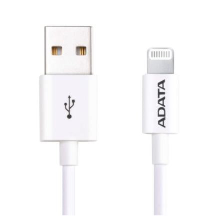 ADATA - Cable Adata Lightning USB-A 2.0 1m Color Blanco