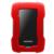 ADATA - Disco Duro Externo Adata 1TB HD330 2.5" USB 3.1 RojoNegro A Prueba de Golpes