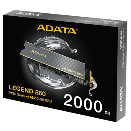 ADATA - unidad de Estado Solido SSD Adata Legend 860 Nvme 2TB M.2 5000 MBS Escritura 6000 MBS Lectura PCI Express 4.0