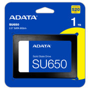 ADATA - Unidad de Estado Solido SSD Adata 1TB 2.5 Ultimate SU650 450MB/s Escritura 520MB/s Lectura SATA III