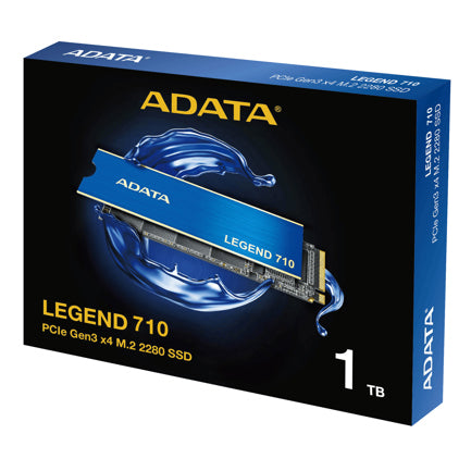 ADATA - Unidad de Estado Solido SSD Adata 1TB M.2 Nvme 1800 MB/s Escritura 2400 MB/s Lectura PCI Express 3.0