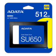 ADATA - Unidad de Estado Solido SSD Adata Interno 512GB SATA III 2.5 520/450MBs