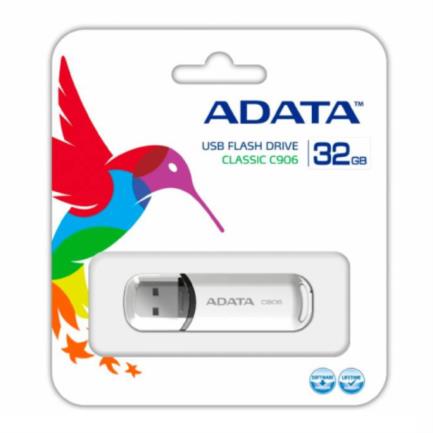 ADATA - Memoria USB Adata C906 Flash 32GB Color Blanco