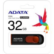 ADATA - Memoria USB Adata C008 32 GB Color Negro-Rojo