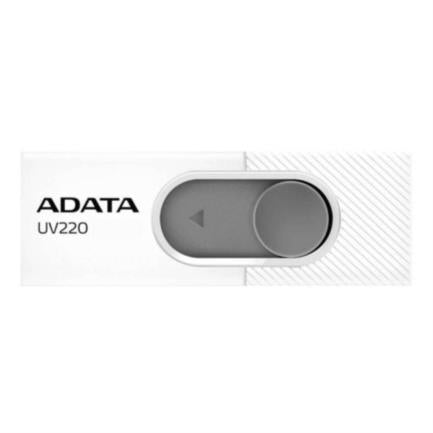 ADATA - Memoria USB Adata UV220 32 GB 2.0 Color Blanco-Gris