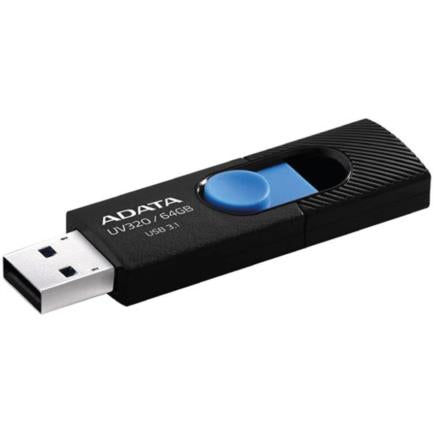 ADATA - Memoria USB Adata Flash UV320 64GB 3.1 Color Negro-Azul