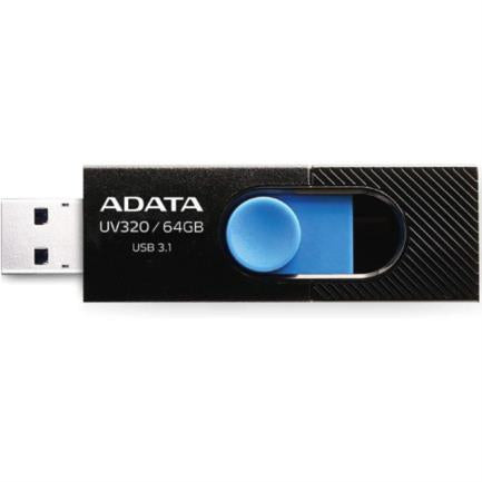 ADATA - Memoria USB Adata Flash UV320 64GB 3.1 Color Negro-Azul