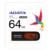 ADATA - Memoria USB Adata C008 64 GB Color Negro-Rojo