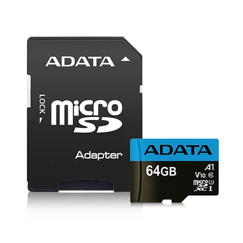 ADATA - MEMORIA MICRO SD ADATA PREMIER 64GB 85 25MB S SDHC SDXC