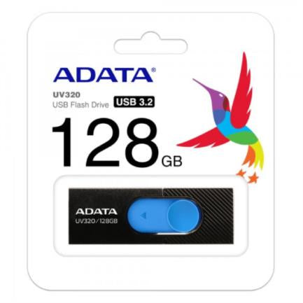 ADATA - Memoria USB Adata UV320 128 GB 3.2 Color Negro-Azul