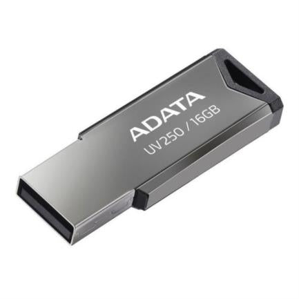 ADATA - Memoria USB Adata 16 GB UV250 Metálica V2.0 Color Negro-Plata