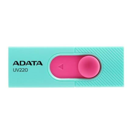 ADATA - Memoria USB Adata 32 GB UV220 2.0 Color Turquesa-Rosa