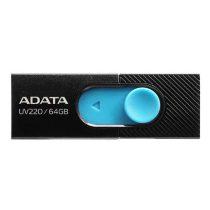 ADATA - Memoria USB Adata 64 GB UV220 2.0 Color Negro-Azul