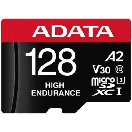 ADATA - Memoria Micro SDXC Adata HC 128GB UHS-I U3 V30S U3 A2 Clase 10 Color Rojo