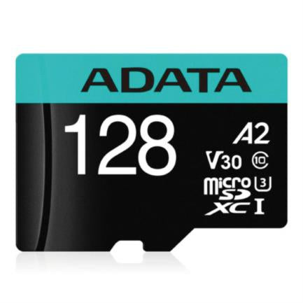 ADATA - Memoria Micro SD Adata Premier Pro SDHC 128 GB UHS-I U3 V30S U3 A2 Color Negro-Aqua