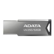 ADATA - Memoria USB ADATA 64 GB UV250 Color Plata Metalica 2.0