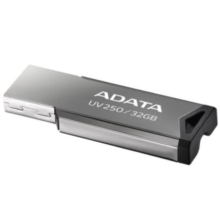 ADATA - Memoria USB ADATA 32 GB UV250 Color Plata 2 0 Metalica