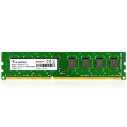 ADATA - Memoria Ram Adata 8GB Dual DDR3LOW U-DIMM 1600Mhz