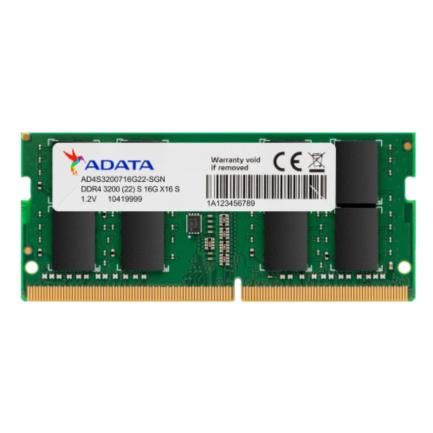ADATA - Memoria Ram Adata 8GB DDR4 SO-DIMM 3200Mhz