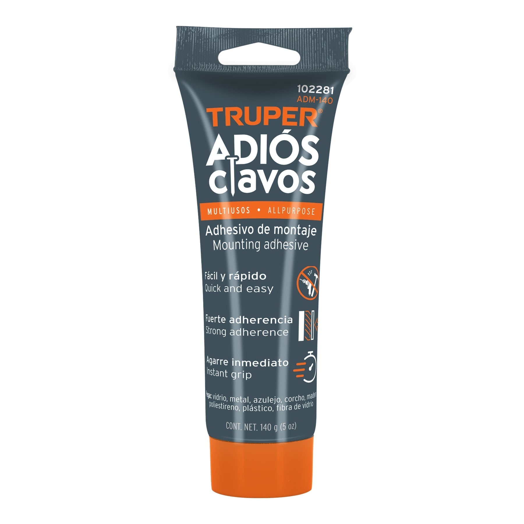 Adhesivo de montaje Adios clavos, 140 g, Truper