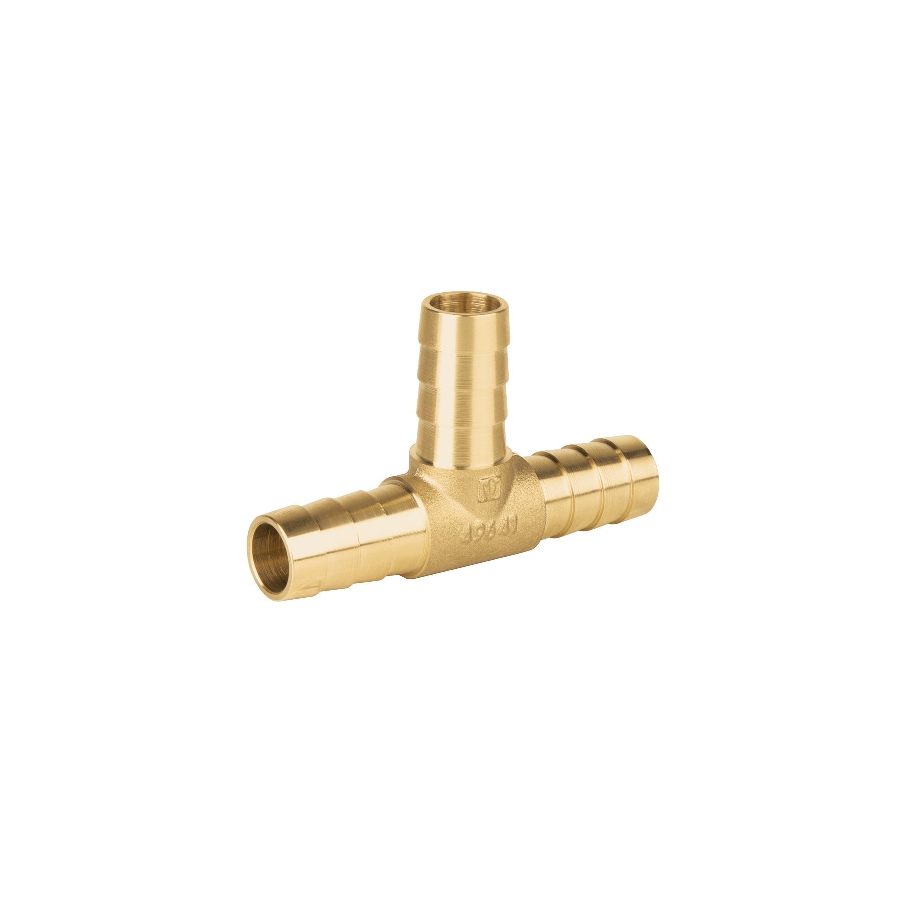 Tee insercion macho laton 1/2' para poliducto negro, Foset