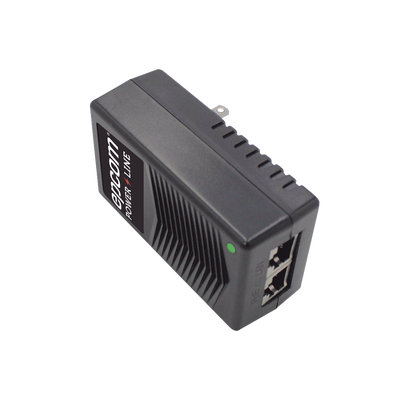 EPCOM POWERLINE - Adaptador de pared / Inyector PoE / 24 Vcc / 1 A / Controlado por chip IC / Protección contra OV, OC, SC, UV/  Fácil de instalar