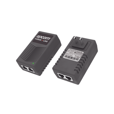 EPCOM POWERLINE - Adaptador de pared / Inyector PoE / 24 Vcc / 1 A / Controlado por chip IC / Protección contra OV, OC, SC, UV/  Fácil de instalar