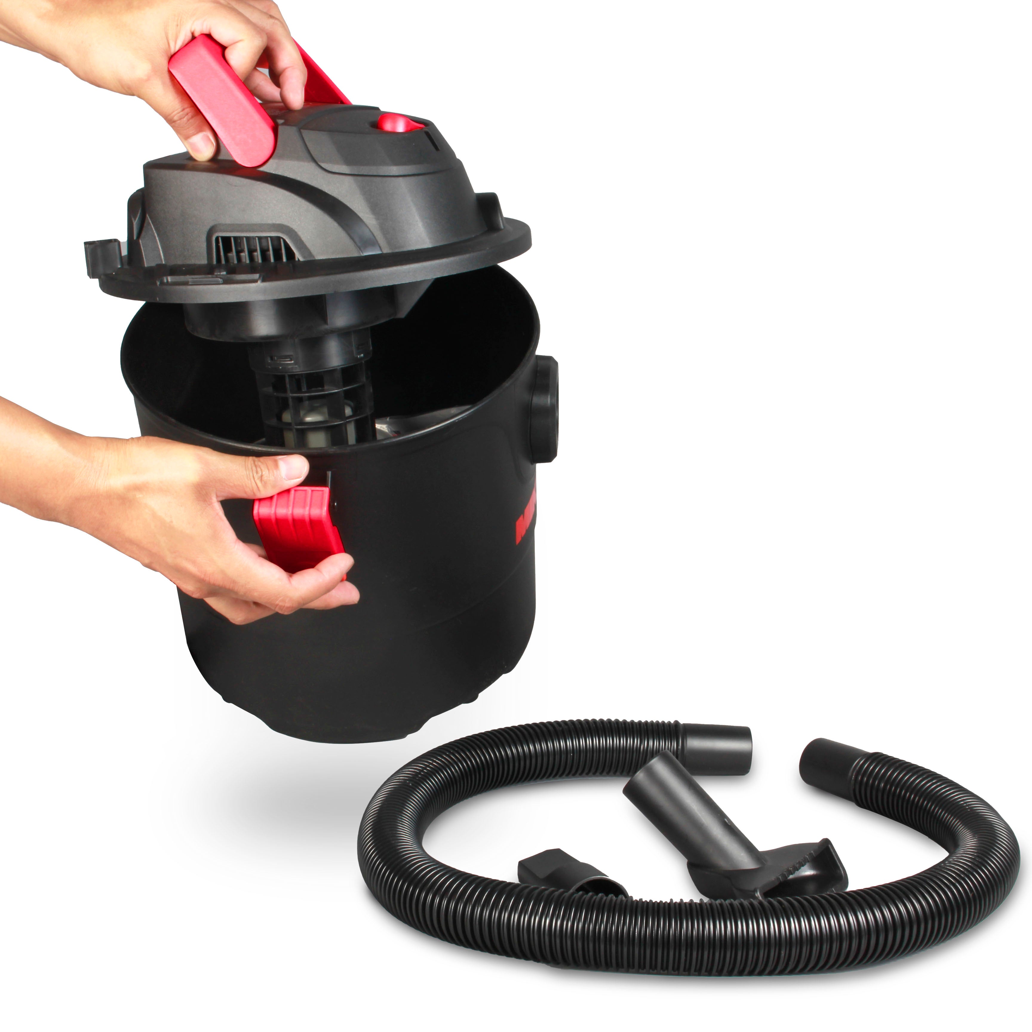 Aspiradora eléctrica sólidos y líquidos (3 gal)
