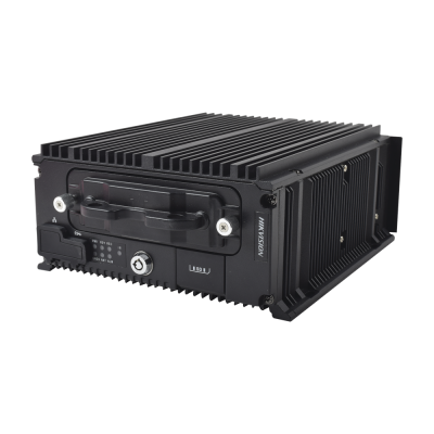 HIKVISION - NVR Móvil de 8 Canales de 2 Megapixel / 8 Puertos PoE / 2 Bahías de Disco Duro