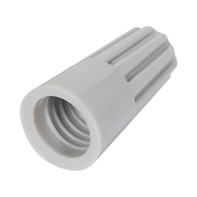 EPCOM POWERLINE - Capuchón roscable / 18 AWG / Gris / Paquete de 25 piezas.