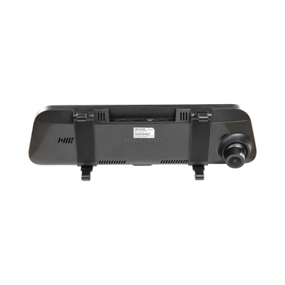 HIKVISION - Cámara de Retrovisor / Cámara Frontal de 2 Megapixel (1080p) y Trasera de 2 Megapixel (1080p) / H.265 / Pantalla 9.35" / G-Sensor / Micrófono y Bocina Integrada / Micro SD / Fácil de Instalar / Reconocimiento de voz
