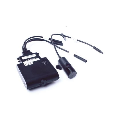 HIKVISION - Kit Cámara de Tablero DashCam 4G LTE / 2 Megapixel (1080p) y Fotos de 4 Megapixel / WiFi / GPS / Sensor G / Micrófono y Bocina Integrado / Memoria Micro SD / Modulo 4G / Soporta App Remoto