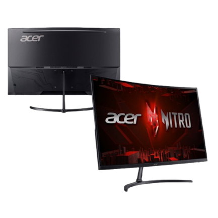 ACER - Monitor Acer 31.5" Gaming Nitro EDT320Q Curvo FHD VA 180Hz HDMI DP AMD FreeSync Premium 3 Años Garantía