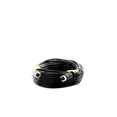 HIKVISION - Cable Extensor de Vídeo y Audio de 14 Metros / Conector Tipo Aviación / Compatible con Cámara TURBO Móvil HIKVISION