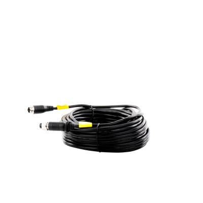 HIKVISION - Cable Extensor de Vídeo y Audio de 14 Metros / Conector Tipo Aviación / Compatible con Cámara TURBO Móvil HIKVISION