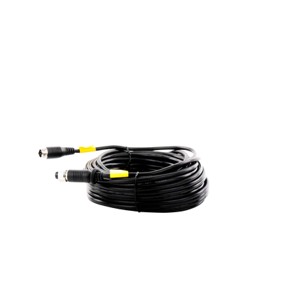 HIKVISION - Cable Extensor de Vídeo y Audio de 14 Metros / Conector Tipo Aviación / Compatible con Cámara TURBO Móvil HIKVISION