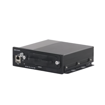 HIKVISION - DVR Móvil 1080p (2 Megapixel) / 4 Canales TURBO / Sensor G / Compatible IA / Soporta 2 HDD / Alarmas I/O / Salida de Video / Incluye 1 SSD de 1 TB