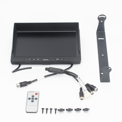 HIKVISION - Monitor y Botones de 10.1" LCD / Compatible con DVR Móvil HIKVISION / Conector VGA
