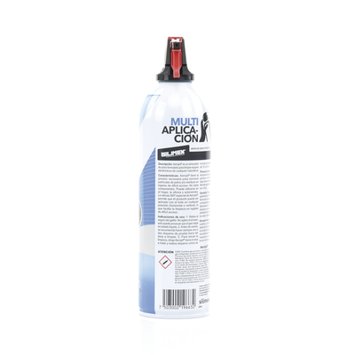 SILIMEX - Removedor de polvo y residuos (aire comprimido) con aplicación 360º para limpieza de equipos electrónicos, válvula anti-estallamiento, 660 ml